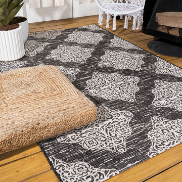 Tuscany Ornate Medallions Indoor/outdoor Area Rug